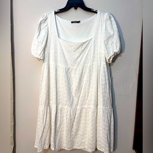 Nasty Gal broiderie smock dress